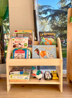 📚 Libreria Montessori in Abete Naturale