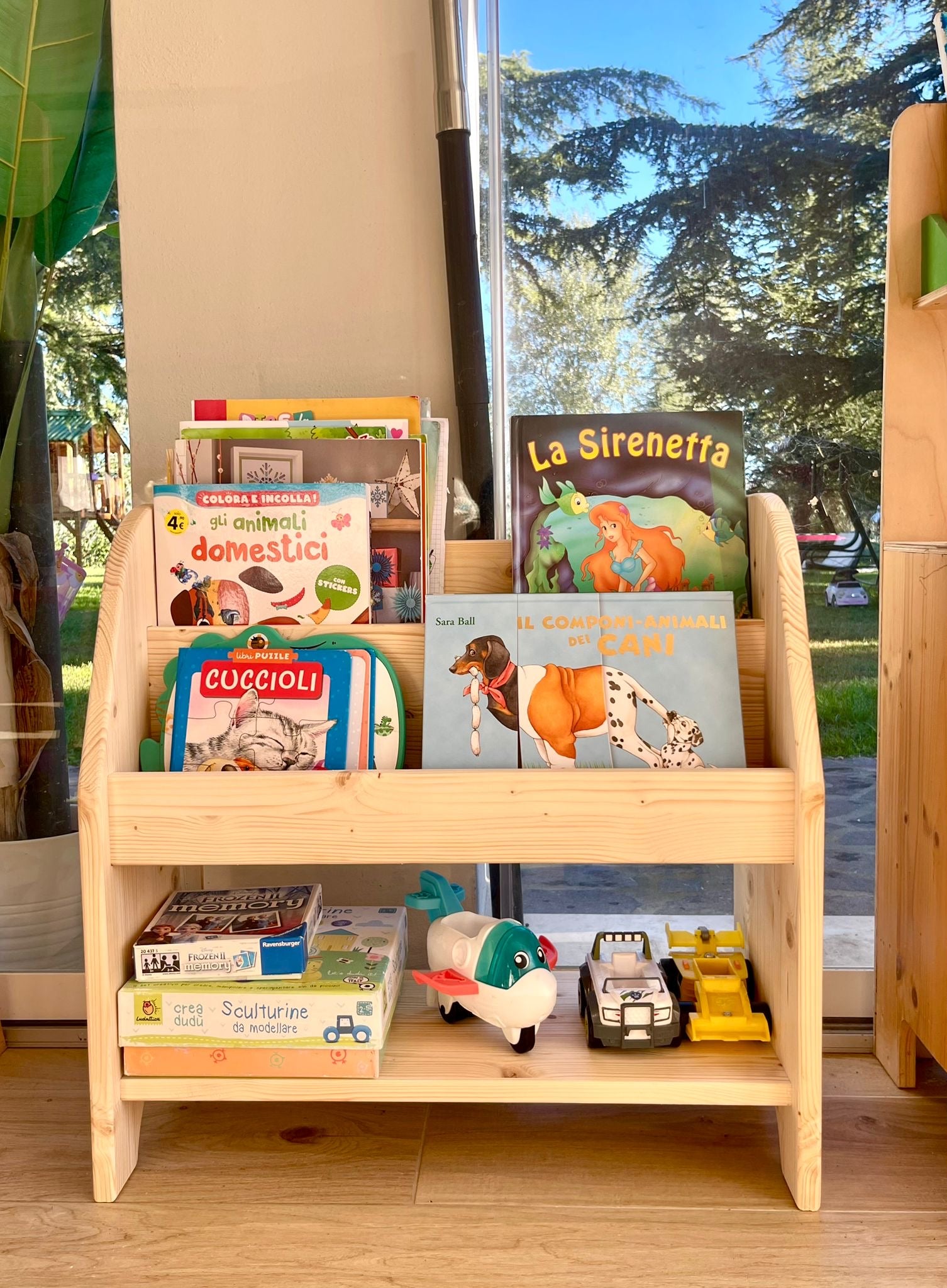 📚 Libreria Montessori in Abete Naturale